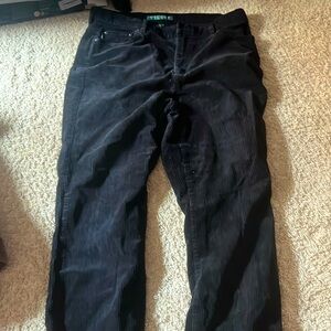 Ralph Lauren Black Corduroy Pants